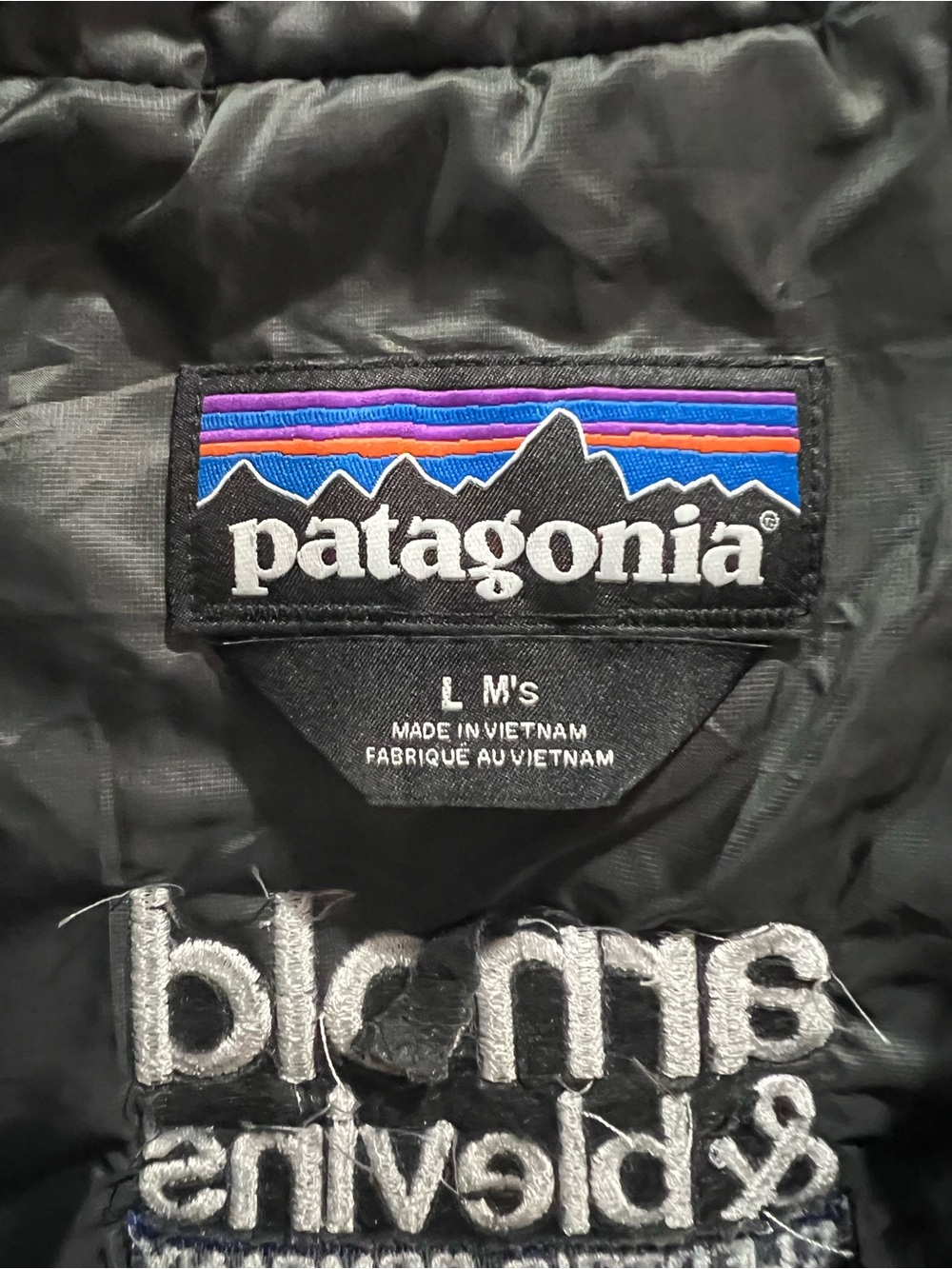 Patagonia Men’s Black Nano Puff Vest Size Large Branded - Picture 5 of 6